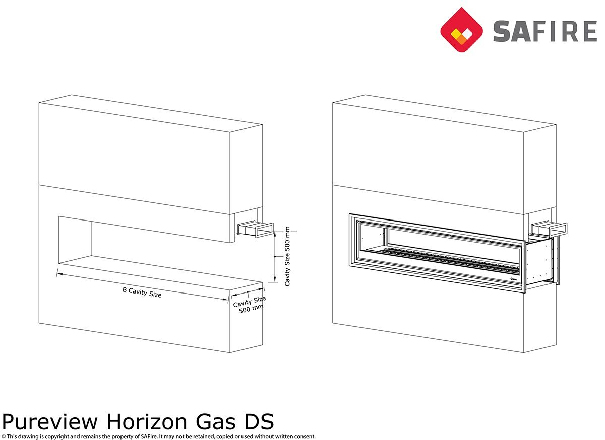 Pureview Horizon See Through Flueless Gas - Image 3