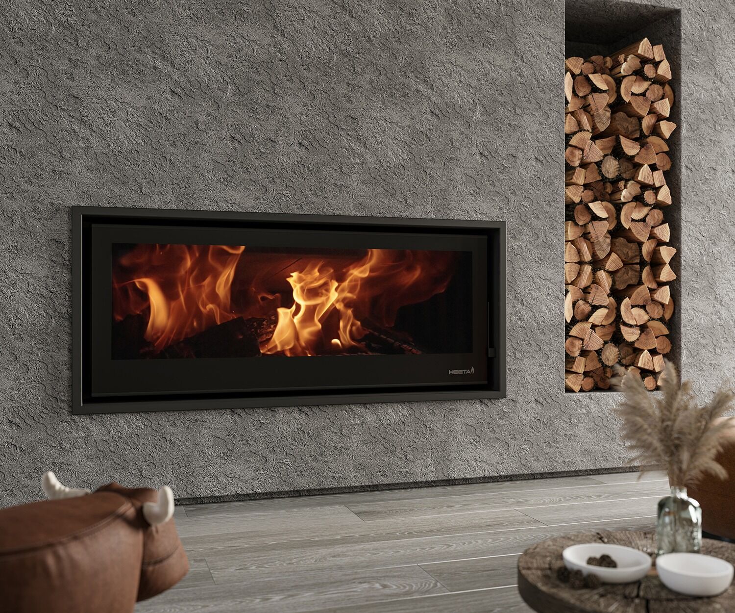 Heeta 1200 Wood Fireplace Insert