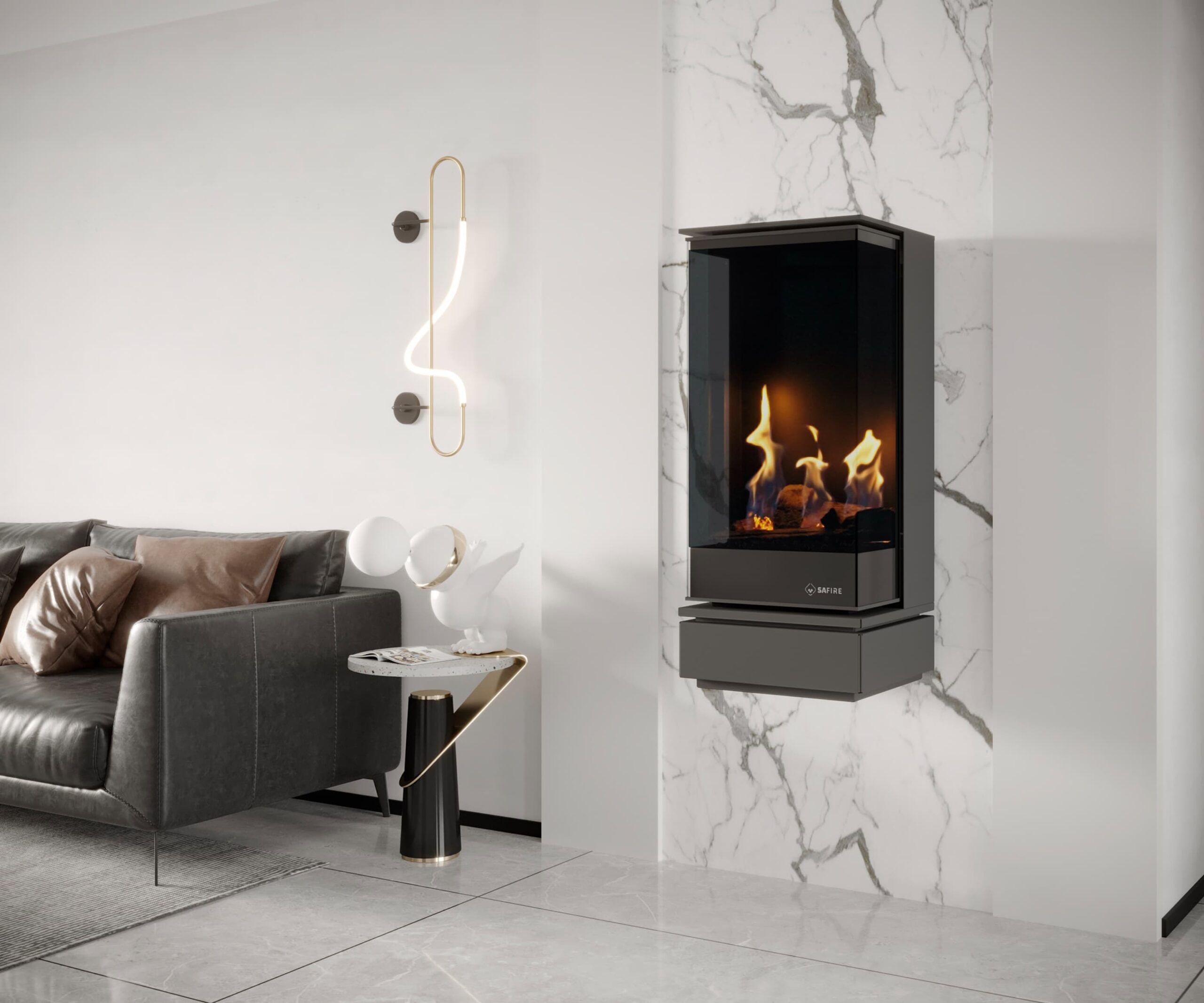 wall mounted small natural gas wall heater